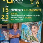 Studi ApertiGli artisti Marco Petillo, Lucio De Simone, Giancarlo D'Angelo, Giorgio Della Monica e Milena Gallo, ti aspettano nei loro atelier d'arte, da venerdì 15 dicembre a sabato 23 dicembre dalle ore 18,00 alle ore 21,00 per un drink augurale. Così potrai visitare i loro studi, conoscere da vicino i lavori prodotti, approfondire le tue conoscenze sulle tecniche e i materiali usati e fare insieme una riflessione sull'arte moderna.